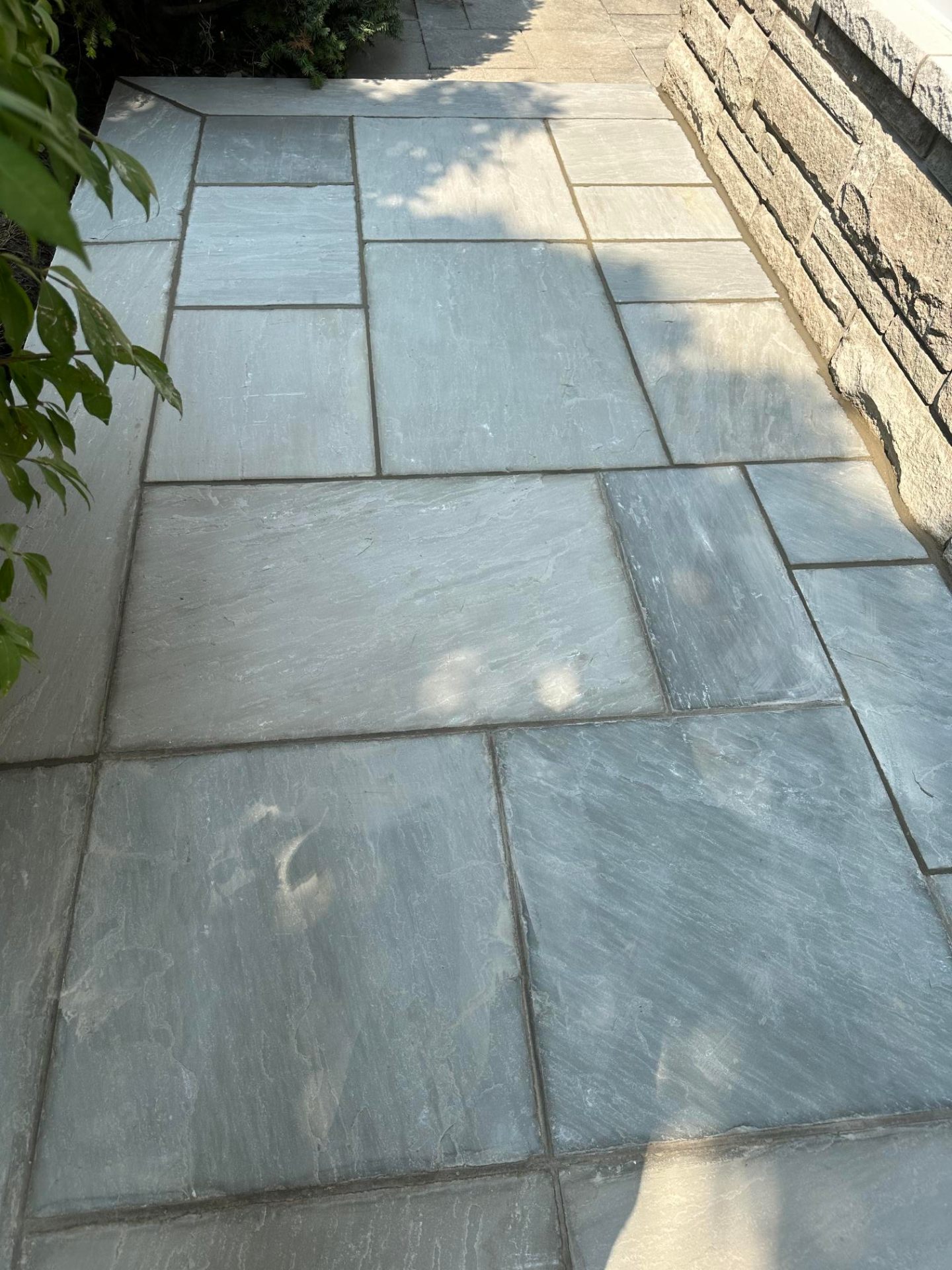 Custom Flagstone Patio by Fadom Construction in Oakville, ON